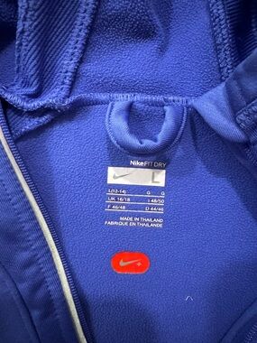Nike Royal Blue FitDry Full-Zip Performance Jacket